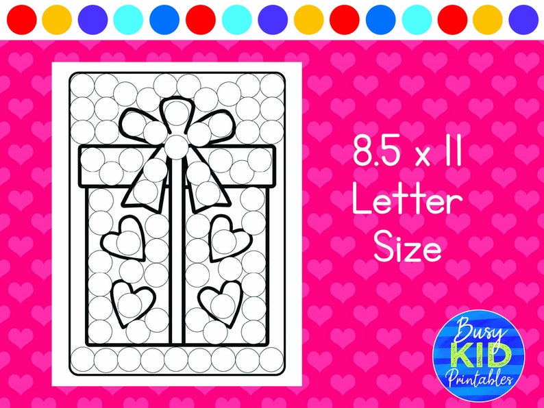Dot Marker Printable Valentine s Day Dab A Dot Coloring Pages For Toddler And Preschool Kids