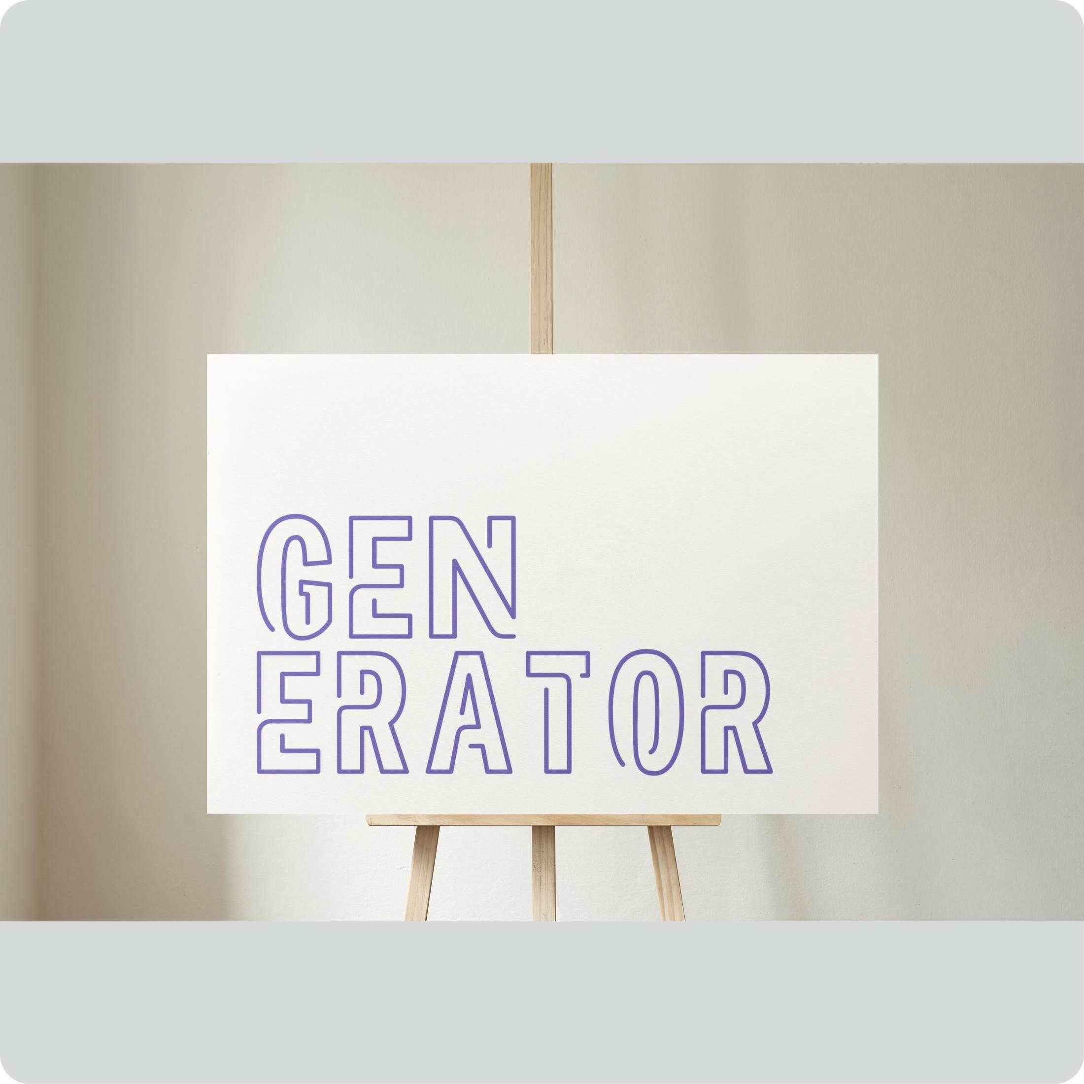 Artprint generator Print File for Your Human Etsy