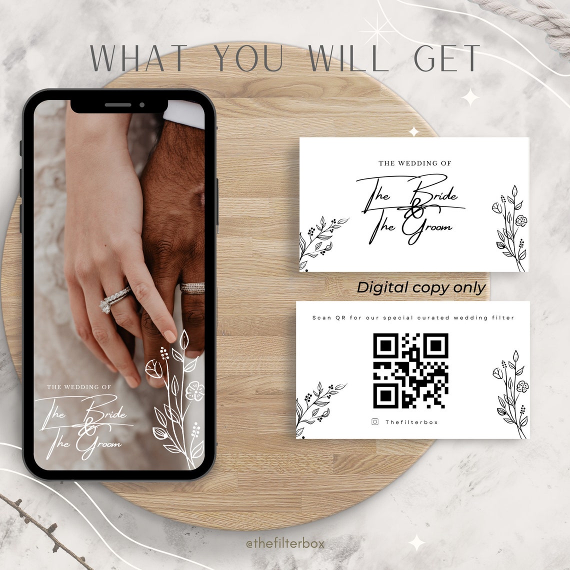 Elegant Classy Wedding Facebook & Instagram Story Filter, Instagram ...
