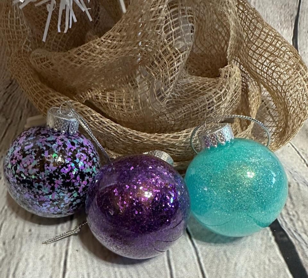Glitter Christmas Ornaments, Glitter Ornaments, Christmas Ornaments