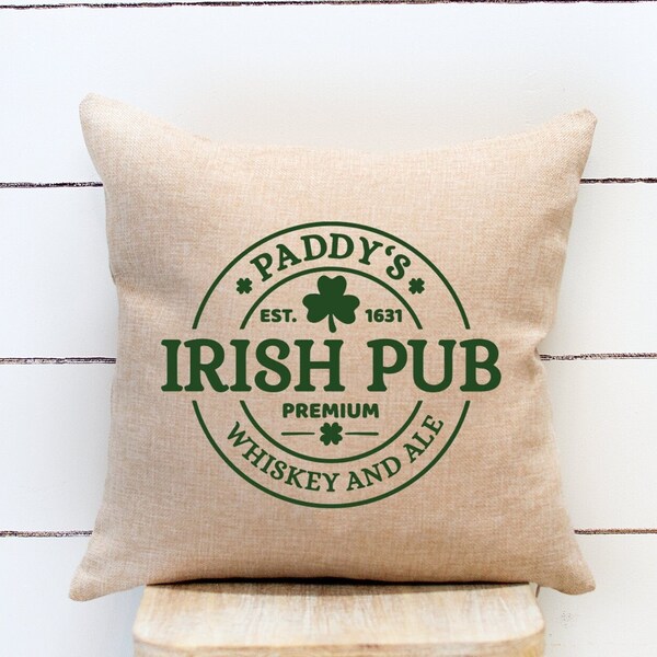 st patricks day lumbar pillow
