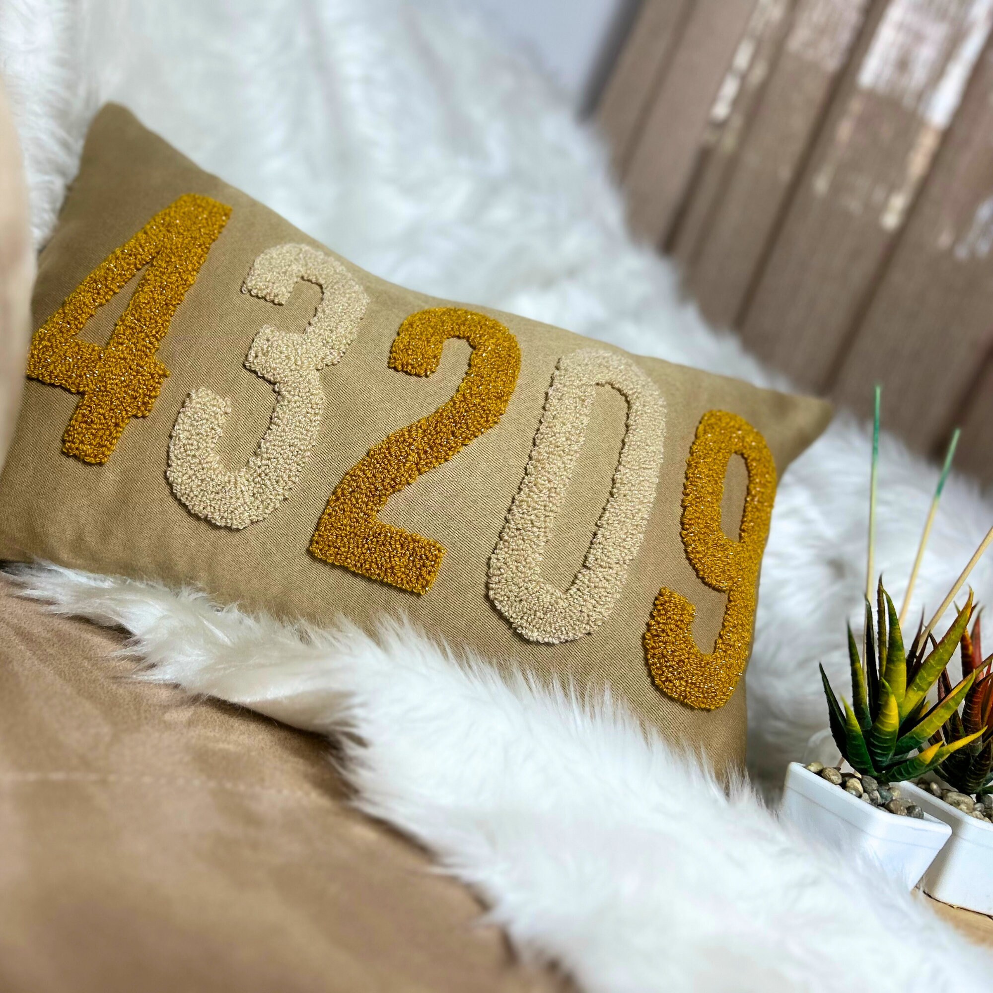 Zip Code Pillow Etsy