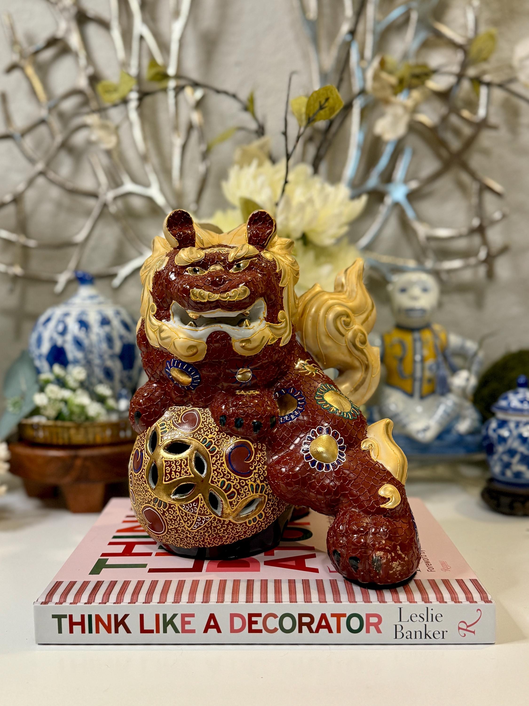 Kutani Foo Dog - Etsy