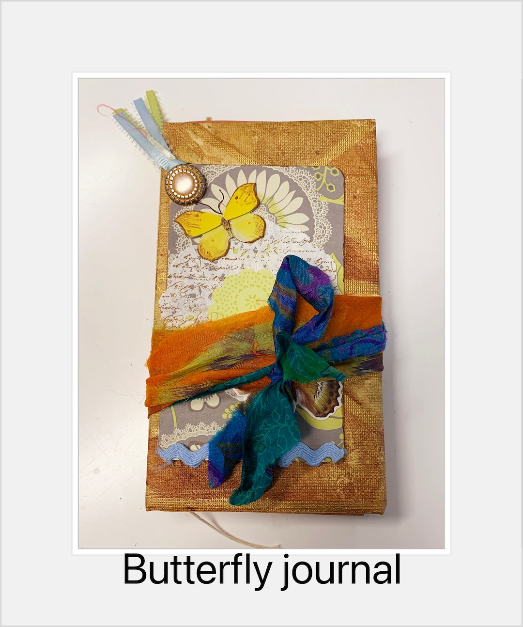Handcrafted Butterfly Journal - Etsy