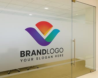 Custom Frosted Window Vinyl – Office Privacy Film & Decorative Glass Graphic