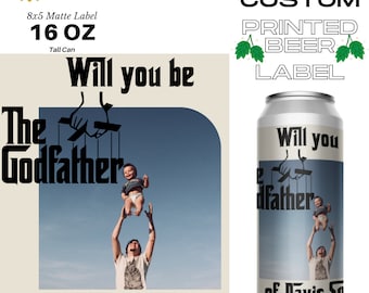 Custom Photo Beer Label: Bachelor Party, Groomsmen Gift