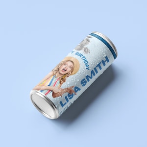 Custom Seltzer Can Labels: Personalized Party Stickers image 7