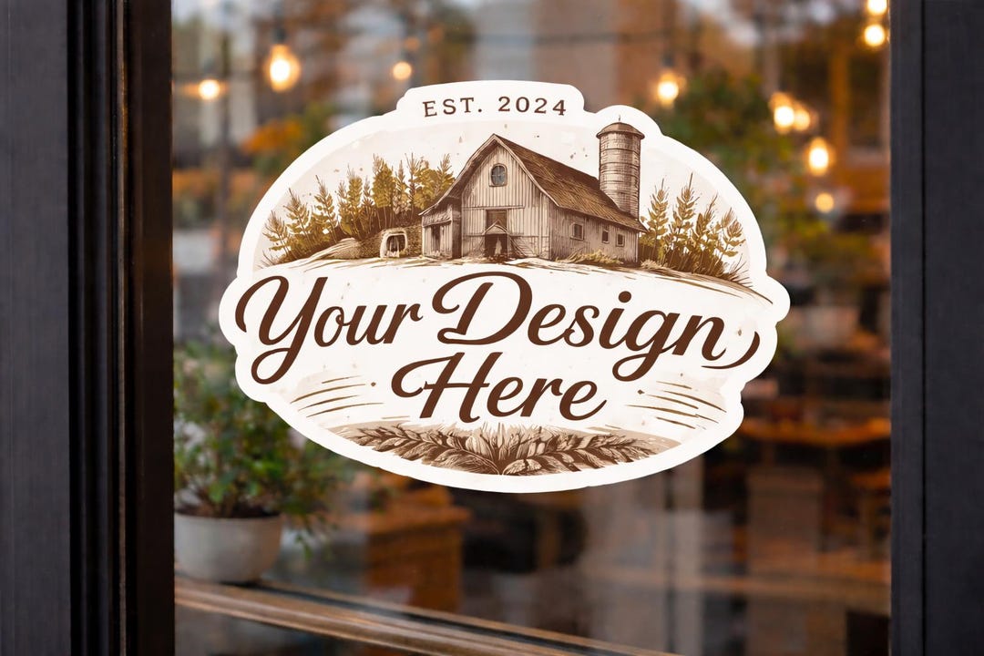 Custom Business Logo and Custom Decals: Vinyl Window, Car, Wall ...