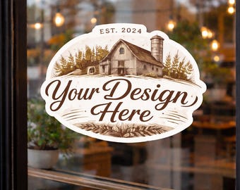 Custom Business Logo and Custom Decals: Vinyl Window, Car, Wall Stickers