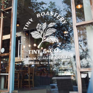 Storefront Stickers - Business Window Graphics - Custom Vinyl Decals - Window Signage - Personalized Window Stickers - Window Ads