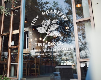 Custom Vinyl Storefront Stickers: Business Window Graphics & Decals