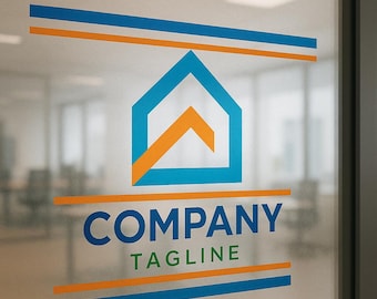 Custom Frosted Glass Window Decals – Personalized Office Privacy Vinyl & Etched Logo Graphics
