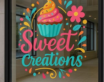 Custom Vinyl Decals, Window Clings, Storefront Signs