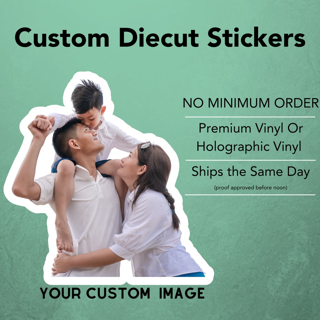 Custom Die Cut Stickers No Minimum Order Free Shipping High Quality