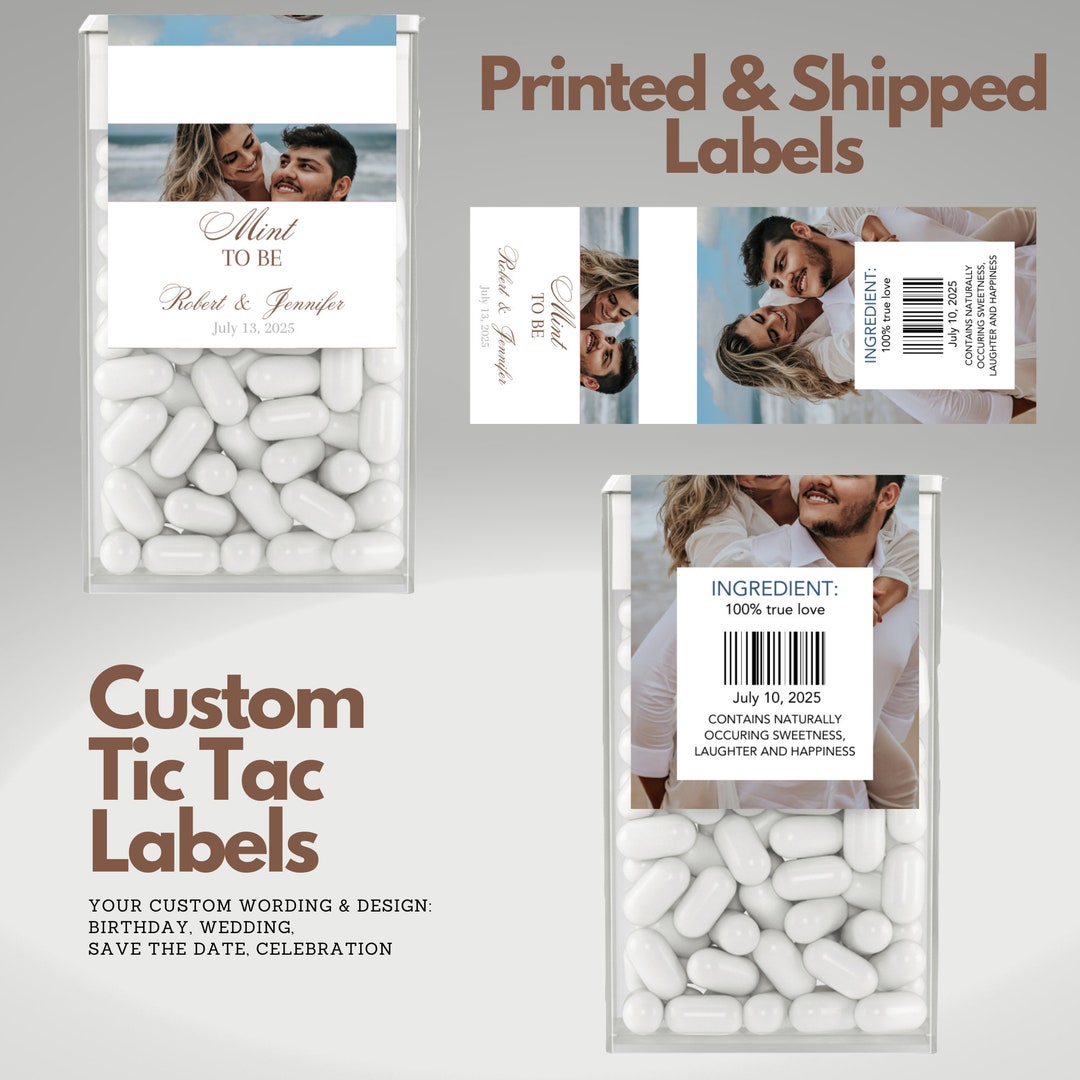 Custom Tic Tac Labels