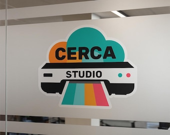 Custom Etched Frosted Glass Vinyl – Personalized Office Window Decals & Privacy Film