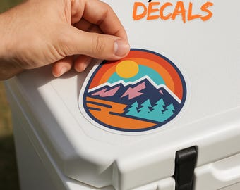 Custom Removable Vinyl Decals: Business Logo, Easy Peel, Temporary Signage
