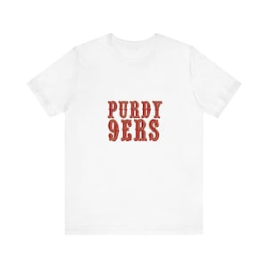 Brock Purdy Tshirt, Brock Purdy Shirt, Purdy 9ers Shirt, 49ers Shirt, San Fran Football, 49ers Football Gift