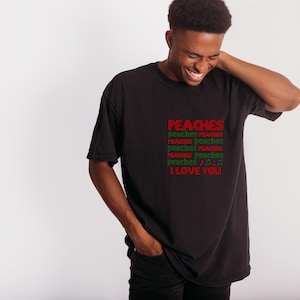 peaches peaches peaches, mario, bros, peach tshirt, bow, ser tshirt, mario tshirt, mario gift, peach tshirt