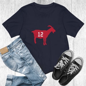 Tom Brady Shirt | The Goat 12 | Super Bowl Shirt | Tampa Bay Bucs | New England Patriots | TB12 | Greatest of All Time Tshirt |
