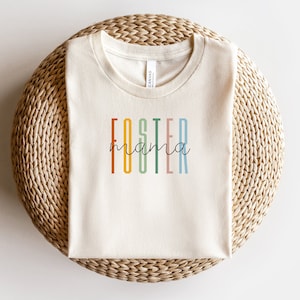 Foster Mama-shirt | Pleegzorg T-shirt | Cadeau voor adoptiemoeder | Pleegouders Tee | Pleegmoeder shirt | Moeder T-shirt | Gezegend moedershirt