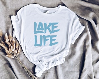 Lake Life Shirt Lake Shirt Cadeau voor Lake Lover Cadeau voor avonturier Lake House Vakantie Shirts Cadeau voor haar Camper Lakelife