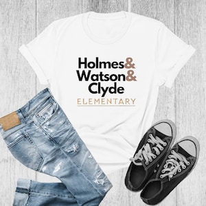 Elementary show | Sherlock shirt | Lucy Liu Shirt | Johnny Lee Miller | Moriarty | Sherlock Holmes Shirt | Detective Shirt