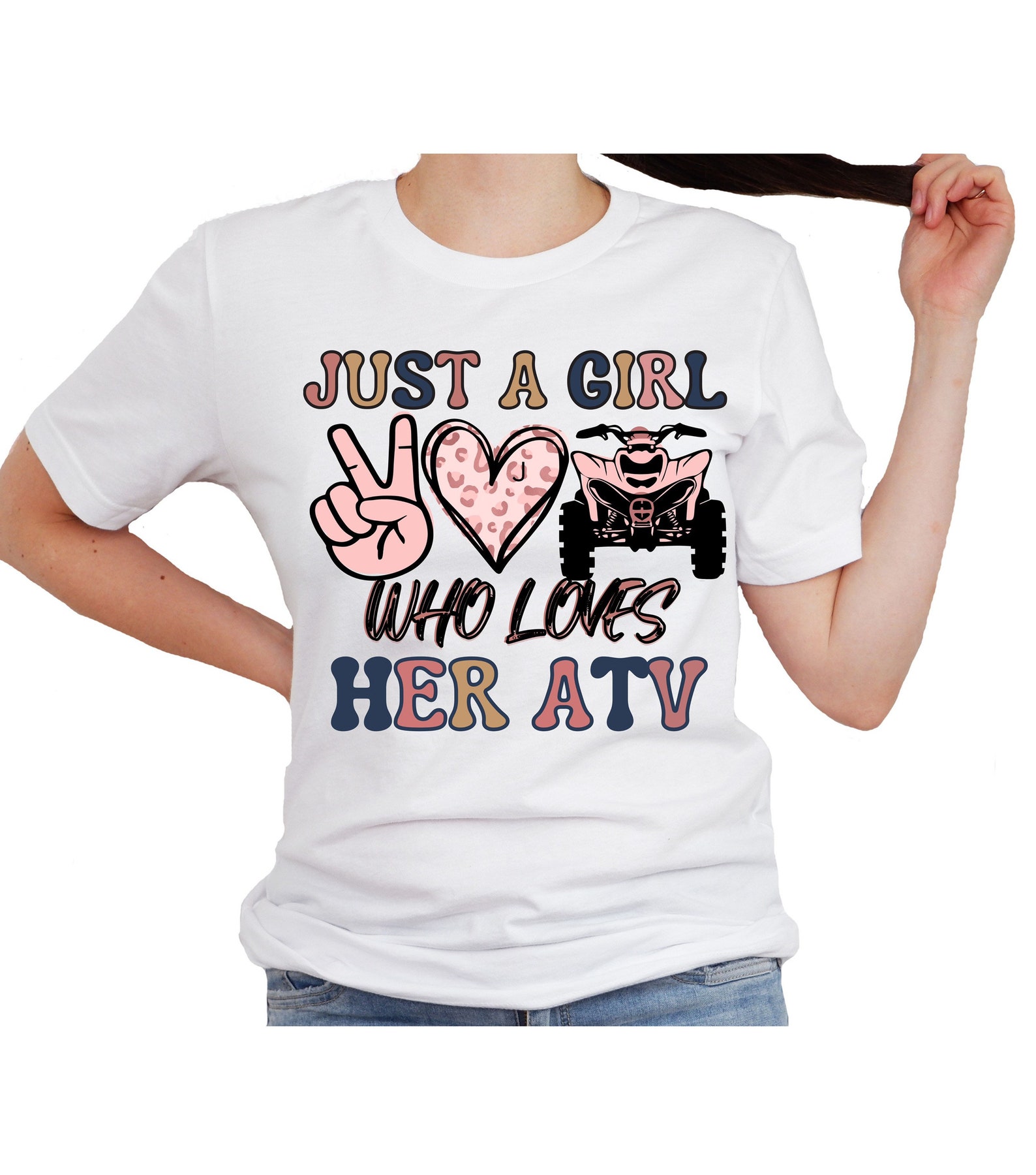 I'm An ATV Racing Girl I Have 3 Sides T-Shirts and Hoodies!