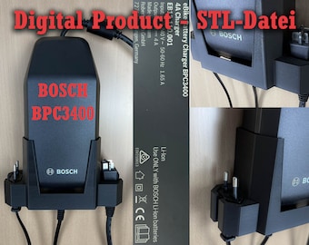 STL file - Bosch e-bike charger holder BPC3400