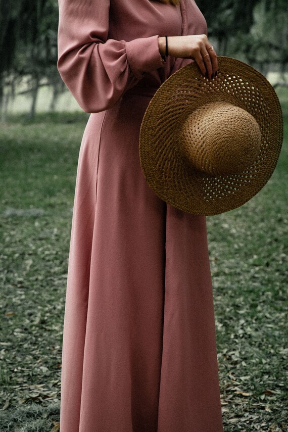 WIDE BRIM HAT MODEL 652047 IN WOVEN STRAW