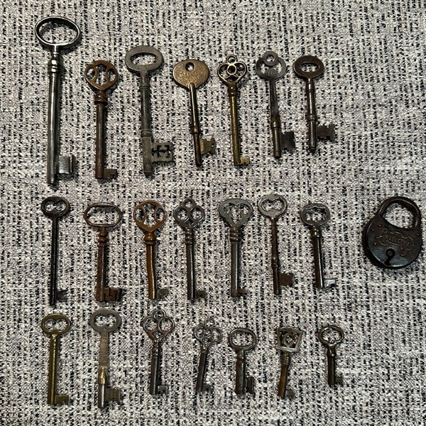 Skeleton Key Lock Etsy