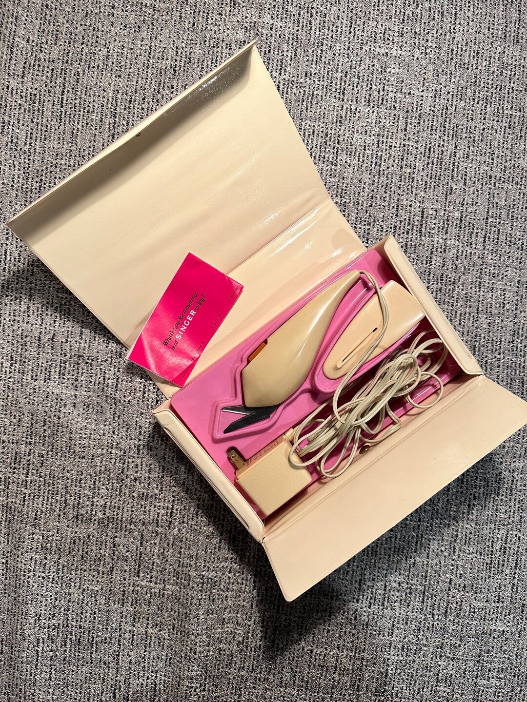 Vintage Singer Electric Scissors With Case Etsy