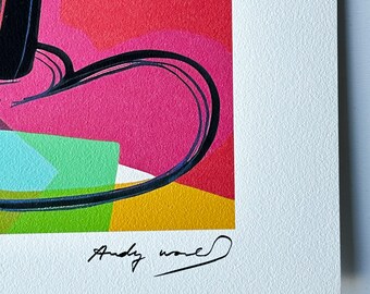 Lithographie Andy Warhol Leo Castelli : Pop Art, signée, avec