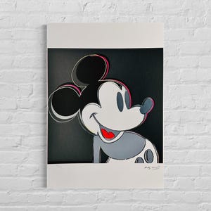 Warhol mickey mouse - Etsy 日本 Warhol mickey mouse - Etsy 日本