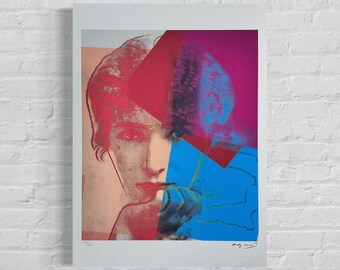 アンディ・ウォーホル - 馬 - 署名入り、エディション 50/100、38 x 56