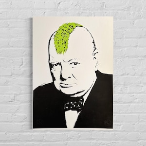Nummerierte Auflage BANKSY Turf War, signiert – Zertifikat – Wandkunst, Graffiti-Kunst, Lithografie, Schablonenkunst