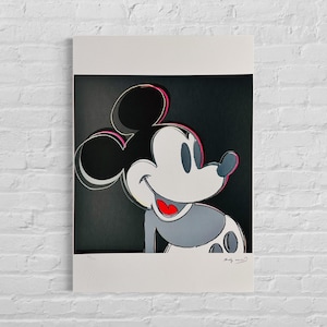 Mickey lithograph - Etsy 日本