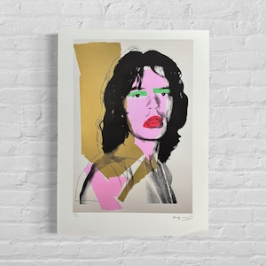 Mick jagger andy warhol poster - Etsy 日本