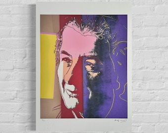 Genummerde editie ANDY WARHOL Golda meir Jews - Certificaat Leo Castelli - Pop art - lithograph