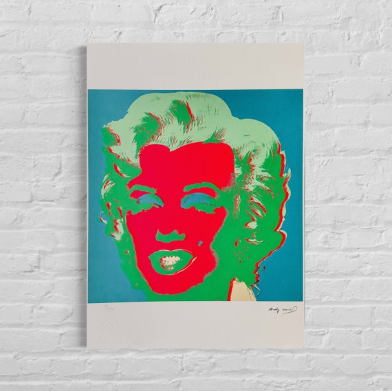 Lithographie Signée Andy Warhol – Portrait Pop Art (1980) Avec Certificat Leo Castelli