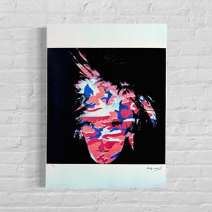 Numbered edition ANDY WARHOL self portrait Signed - Certificate Leo Castelli - Pop art - lithograph after