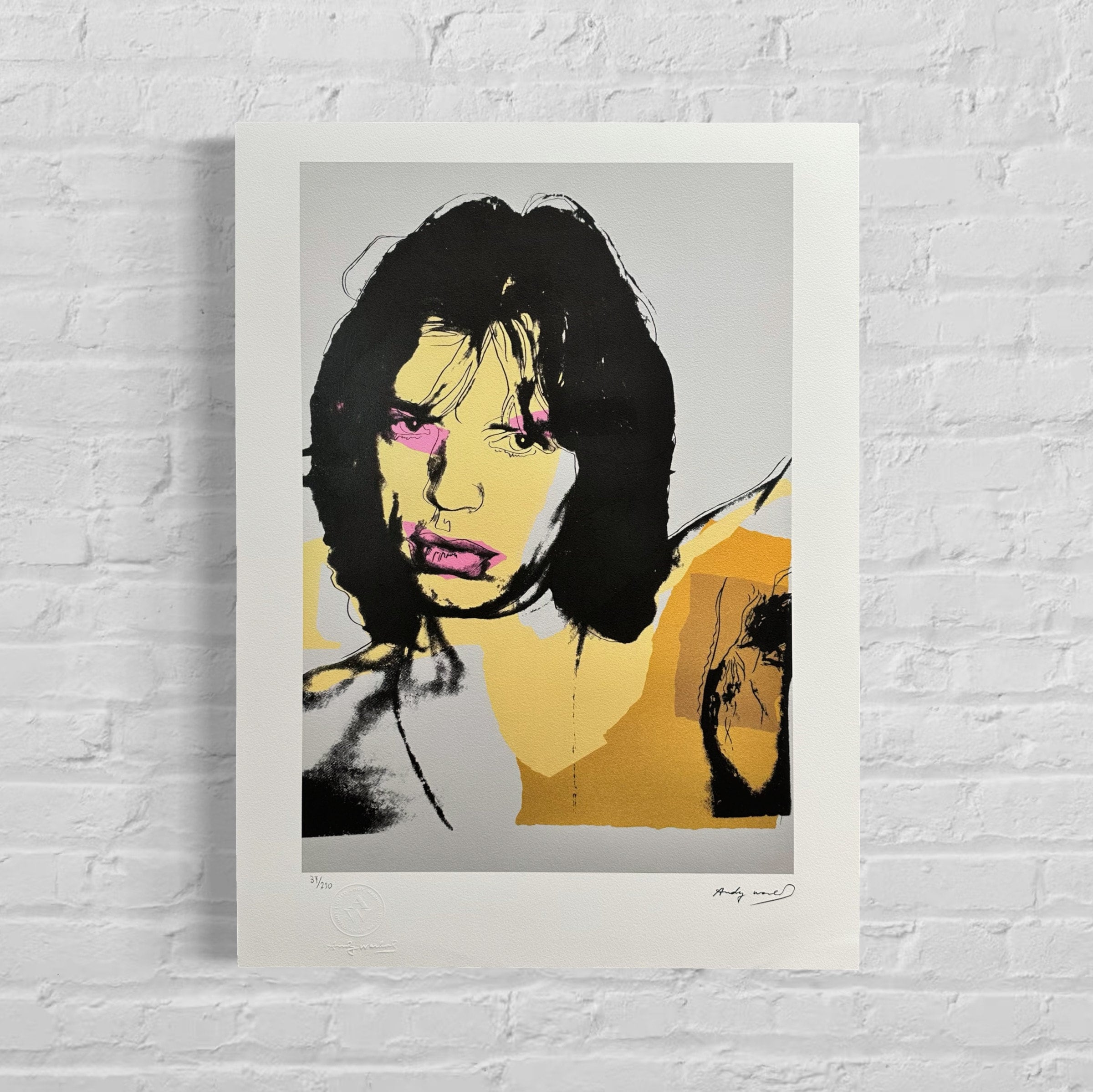 Lithographie Andy Warhol Marilyn Verte - Reproduction Avec Certificat - N°003
