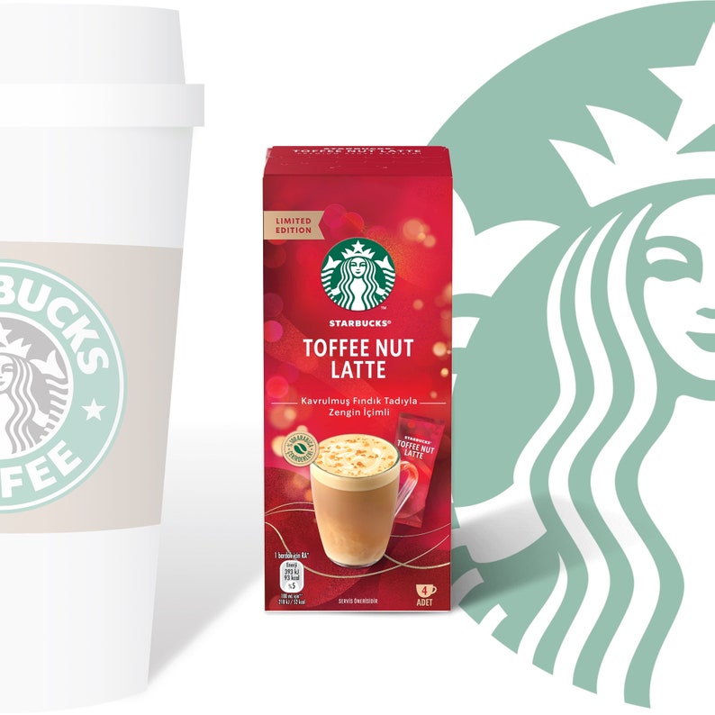 Starbucks® Toffee Nut Latte / Premium Instant Coffee / 86g 1 Box of 4