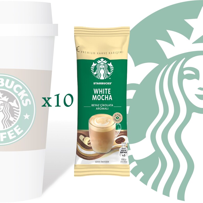 Starbucks® White Chocolate Mocha / Premium Instant Coffee / 10pcs X 24