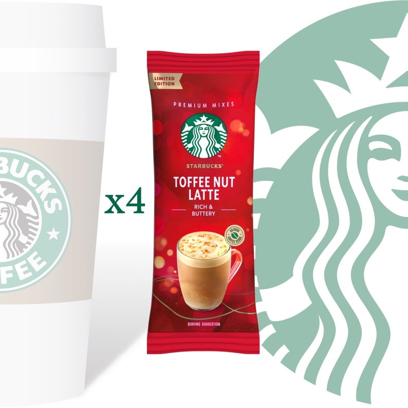 Starbucks® Toffee Nut Latte / Premium Instant Coffee / 86g 1 Box of 4
