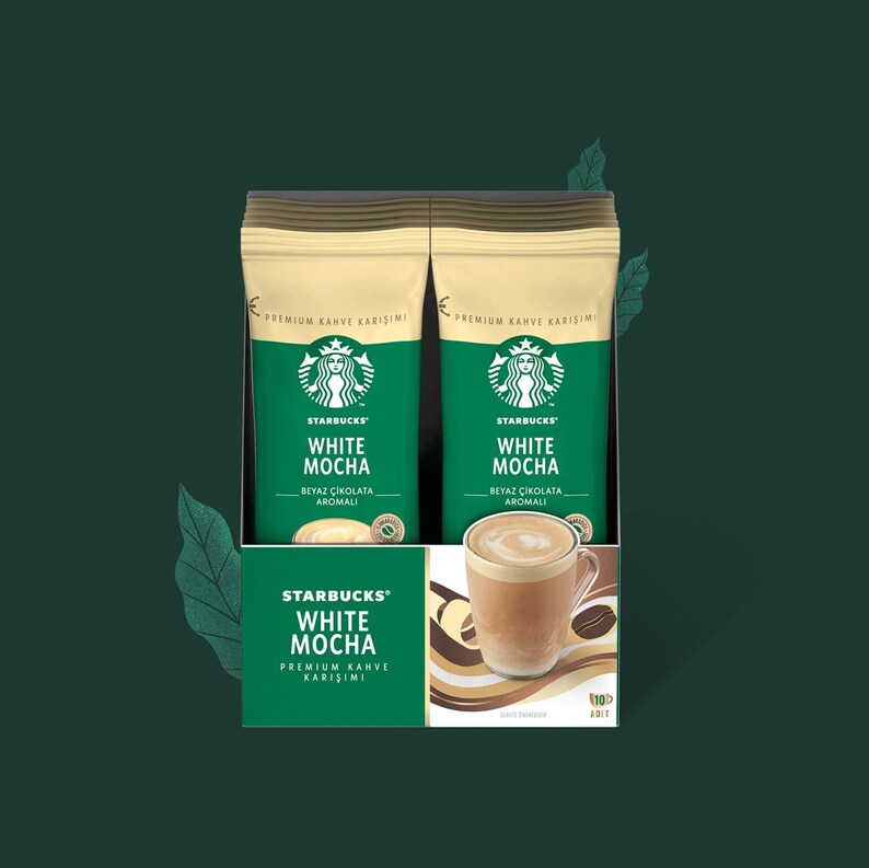 Starbucks® White Chocolate Mocha / Premium Instant Coffee / 10pcs X 24