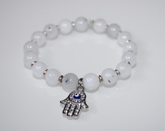 Aligned Hamsa Bracelet