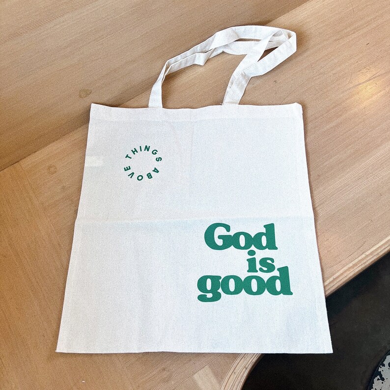 God is Good Tote Bag Bible Tote Christian Tote Bag Etsy
