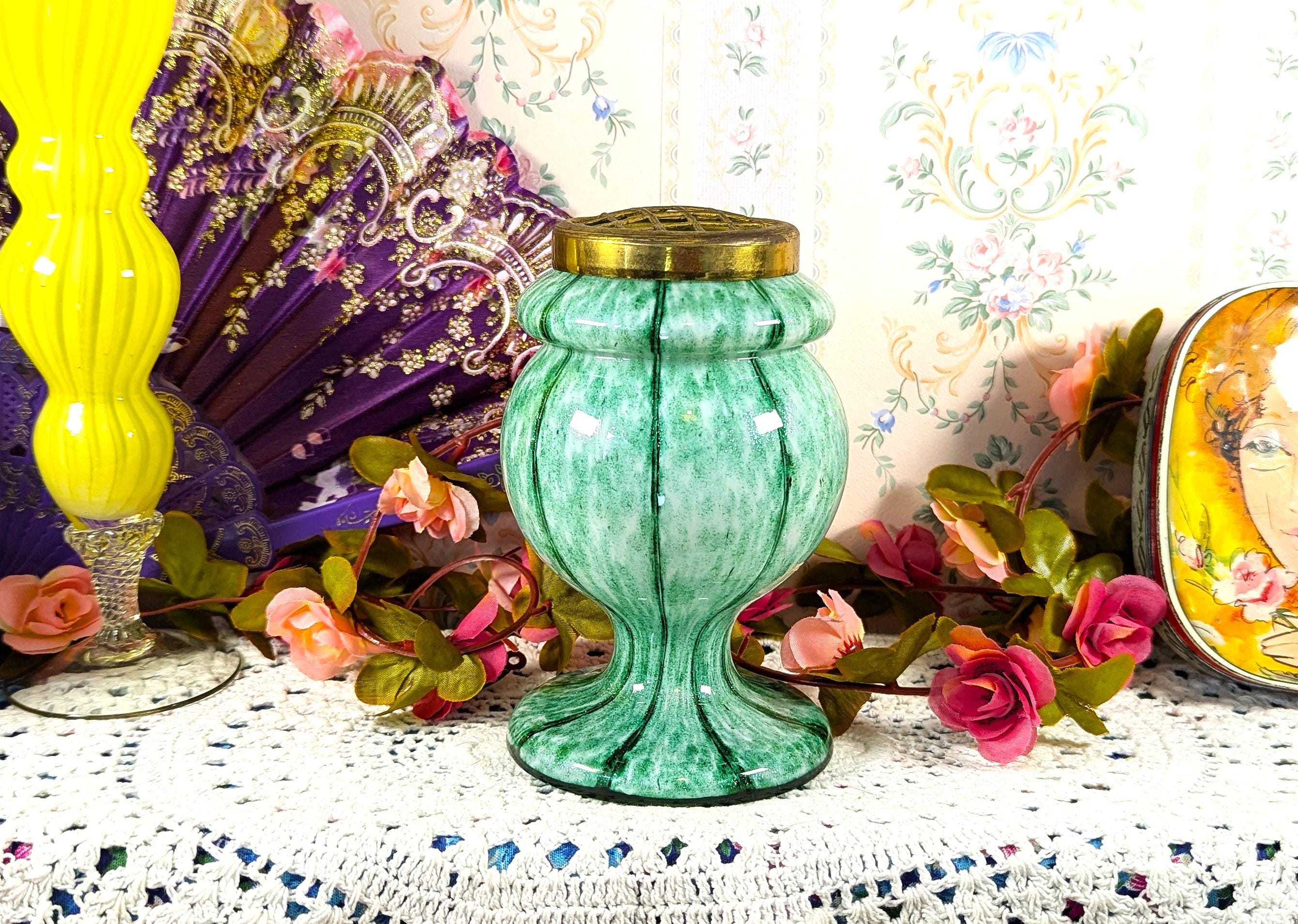 Glass Rose Bowl - Etsy
