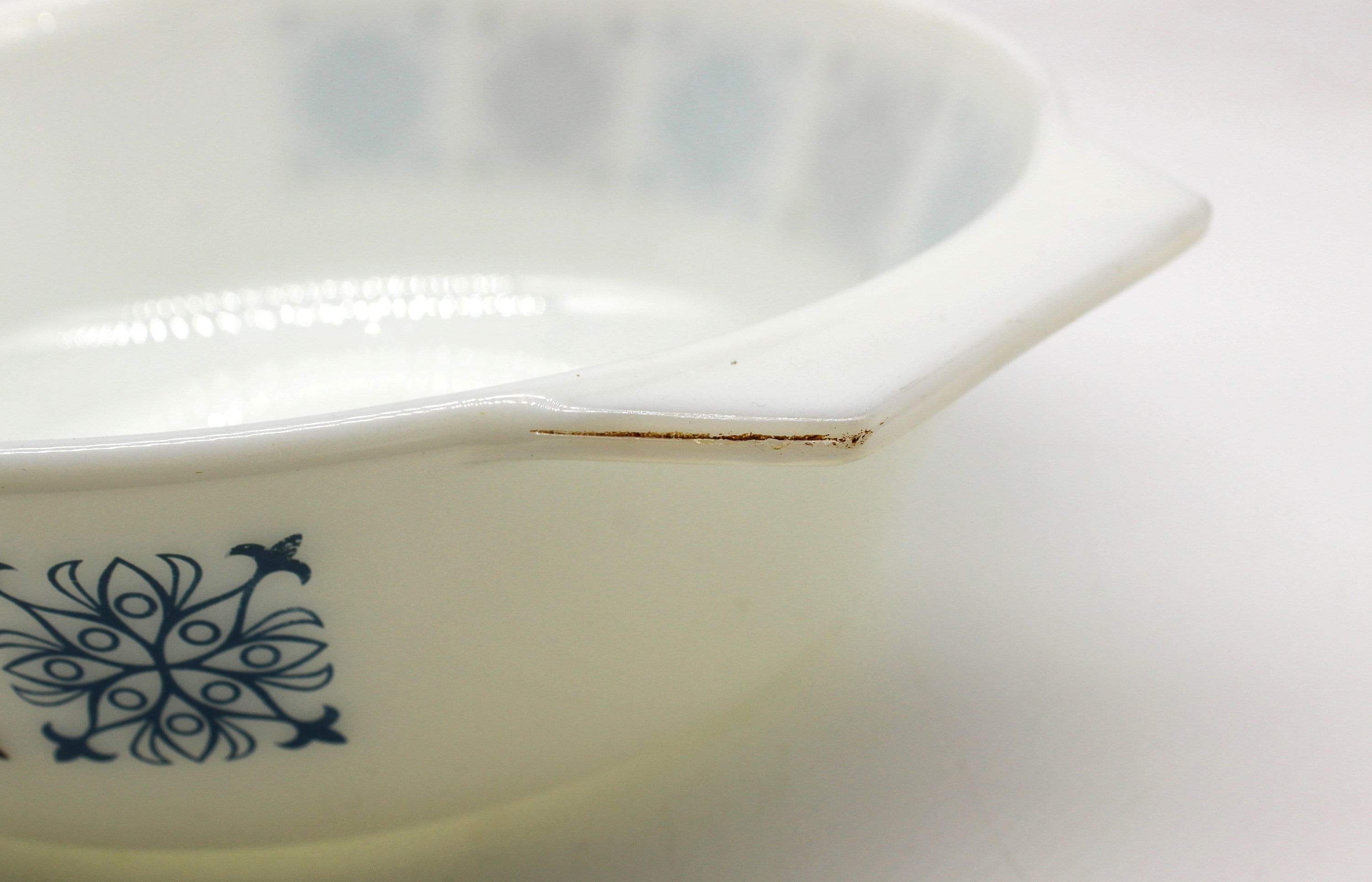 Pyrex Chelsea Pattern Pyrex Chelsea Pattern 0.7 L/3pt 513 Vintage Collectable Geometric ...